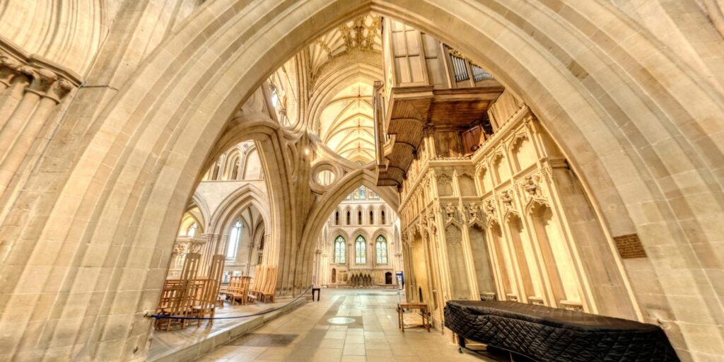 The Tower Crossing of Wells Cathedral